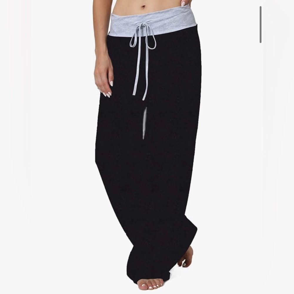 Black and Grey Pants